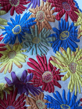 Mehrfarbiger Jacquard-Brokat mit Blumenmuster – Native