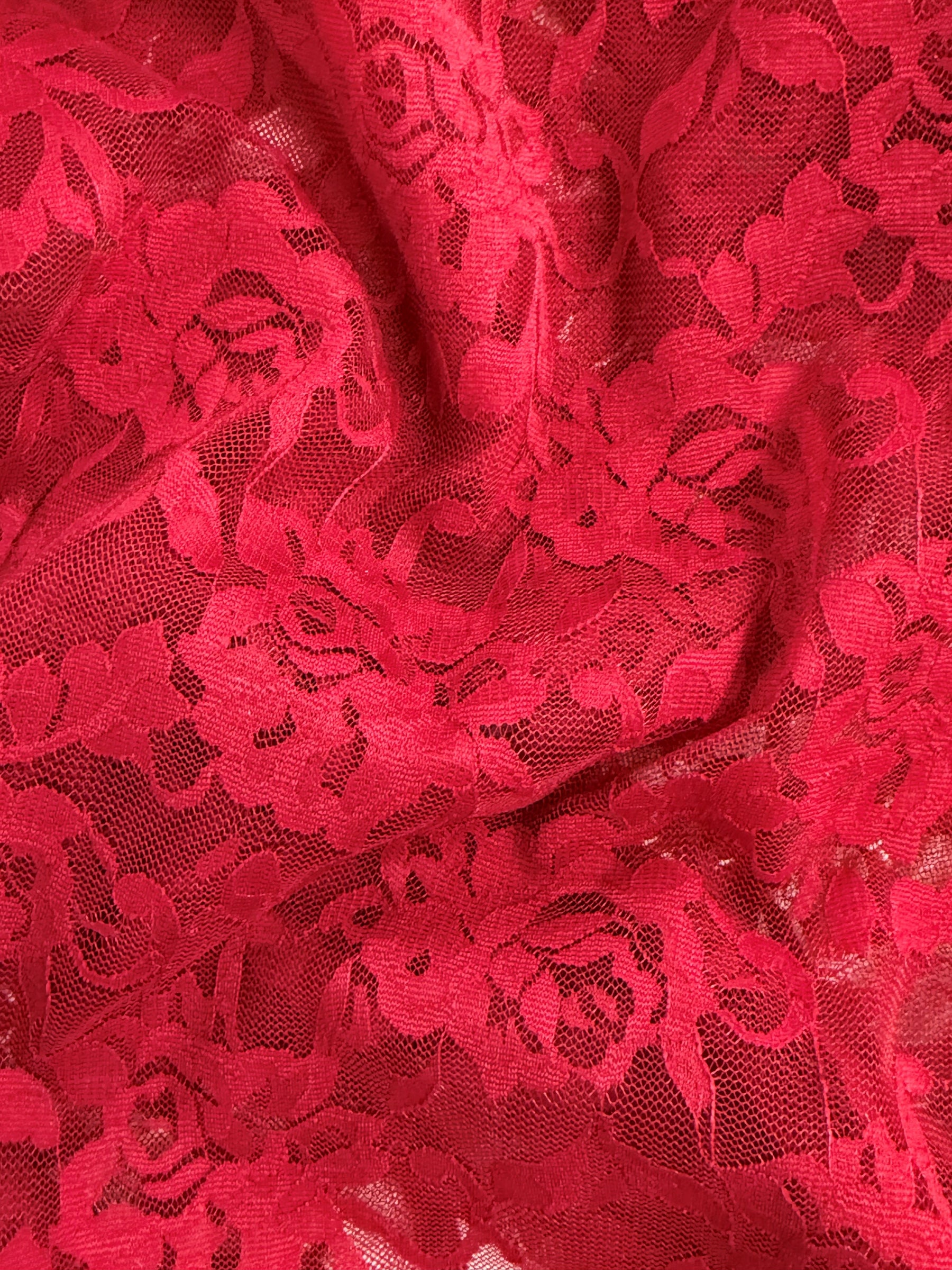 Bordeaux Raschel-Stretchspitze – Matina