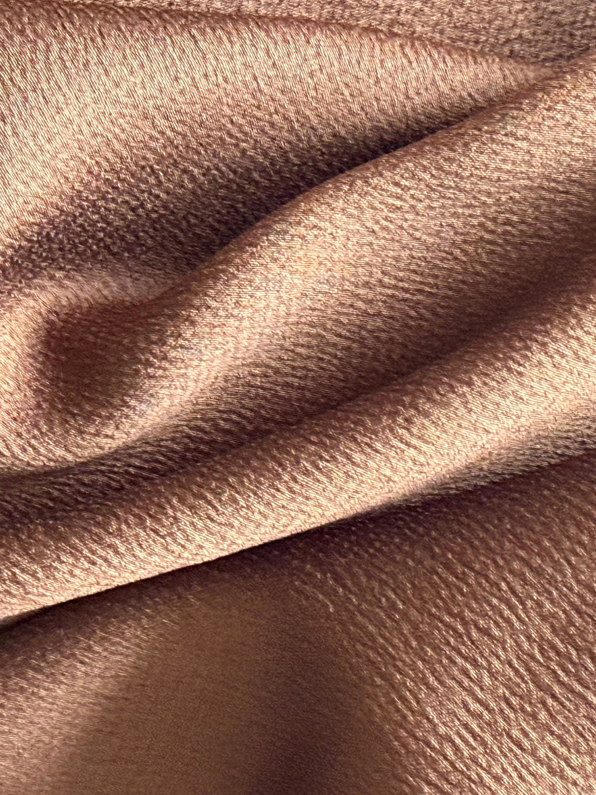 Braun Polyester-Krepp - Temple