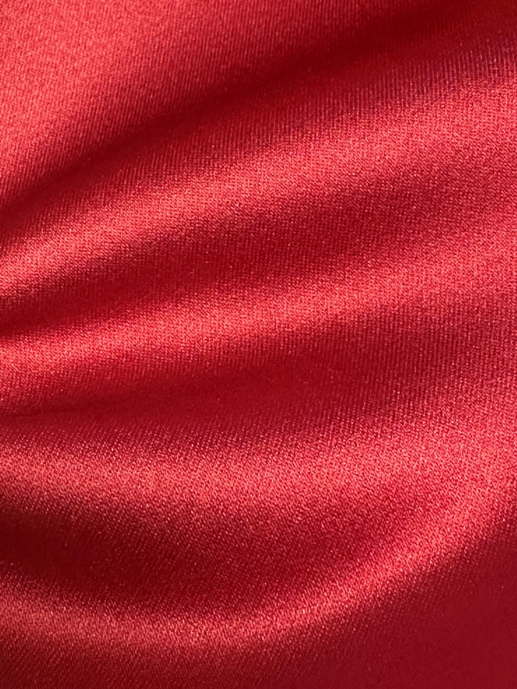 Burgunder Polyester Satin - Kanada
