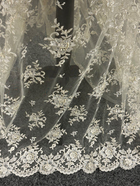 Elfenbeinfarbene Perlenspitze - Languid (CF Lucinda)