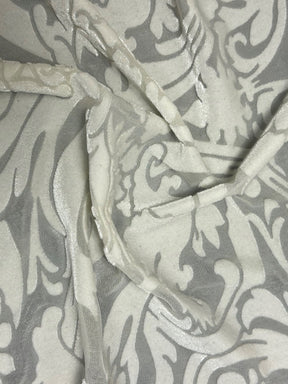 Elfenbeinfarbener Samt-Ausbrenner - Zellstoff