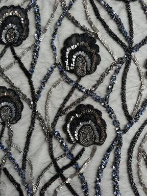 Schwarze Perlenspitze - Betty