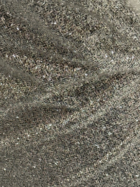 Silberner Glitzerstoff - Battenberg