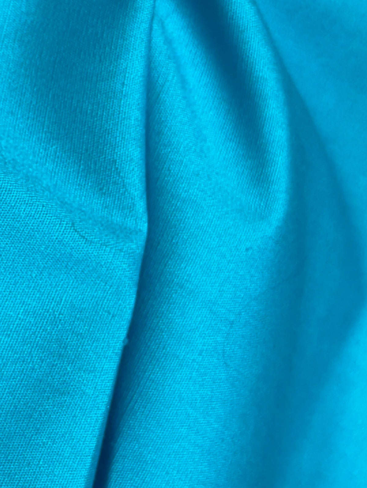 Turquoise Cotton Poplin