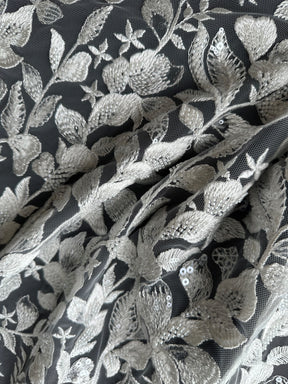 Elfenbeinfarbene Perlenstickerei-Spitze - Cheney