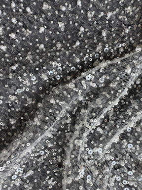 Elfenbeinfarbener Ombré-Tüll - Thalassa