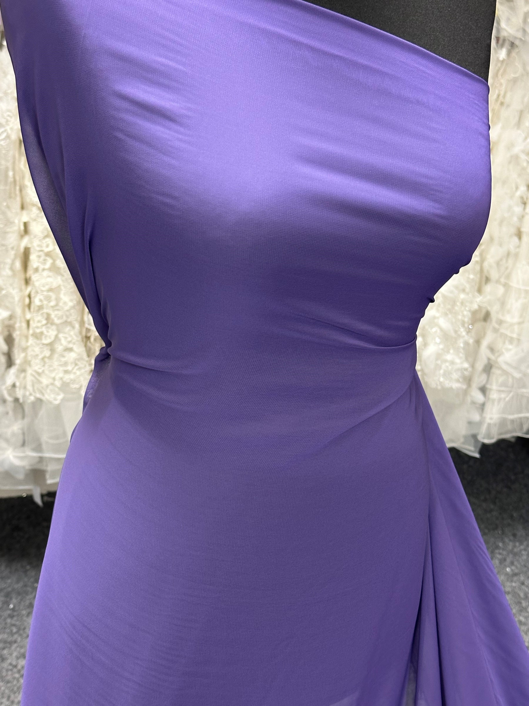 Violetter Polyester-Chiffon - Benevolence