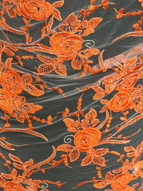 Frische orangefarbene Spitze – Maria
