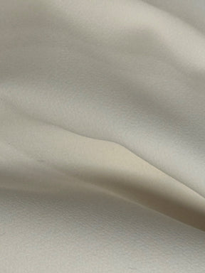 Hellelfenbeinfarbener schwerer Polyester-Krepp - Pamper