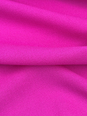 Kirschroter italienischer Wollkrepp - P640