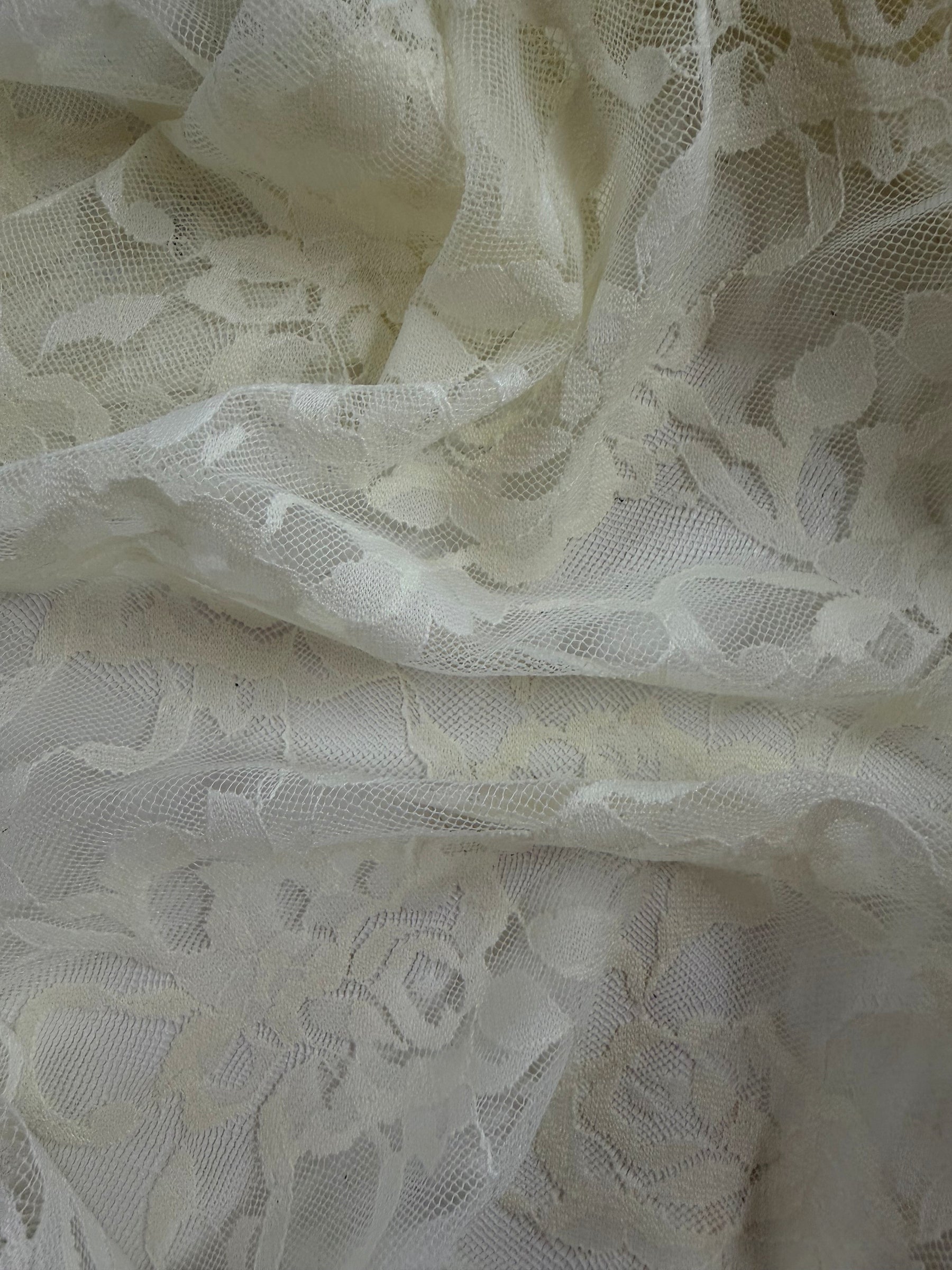 Champagner Raschel Stretch-Spitze – Matina