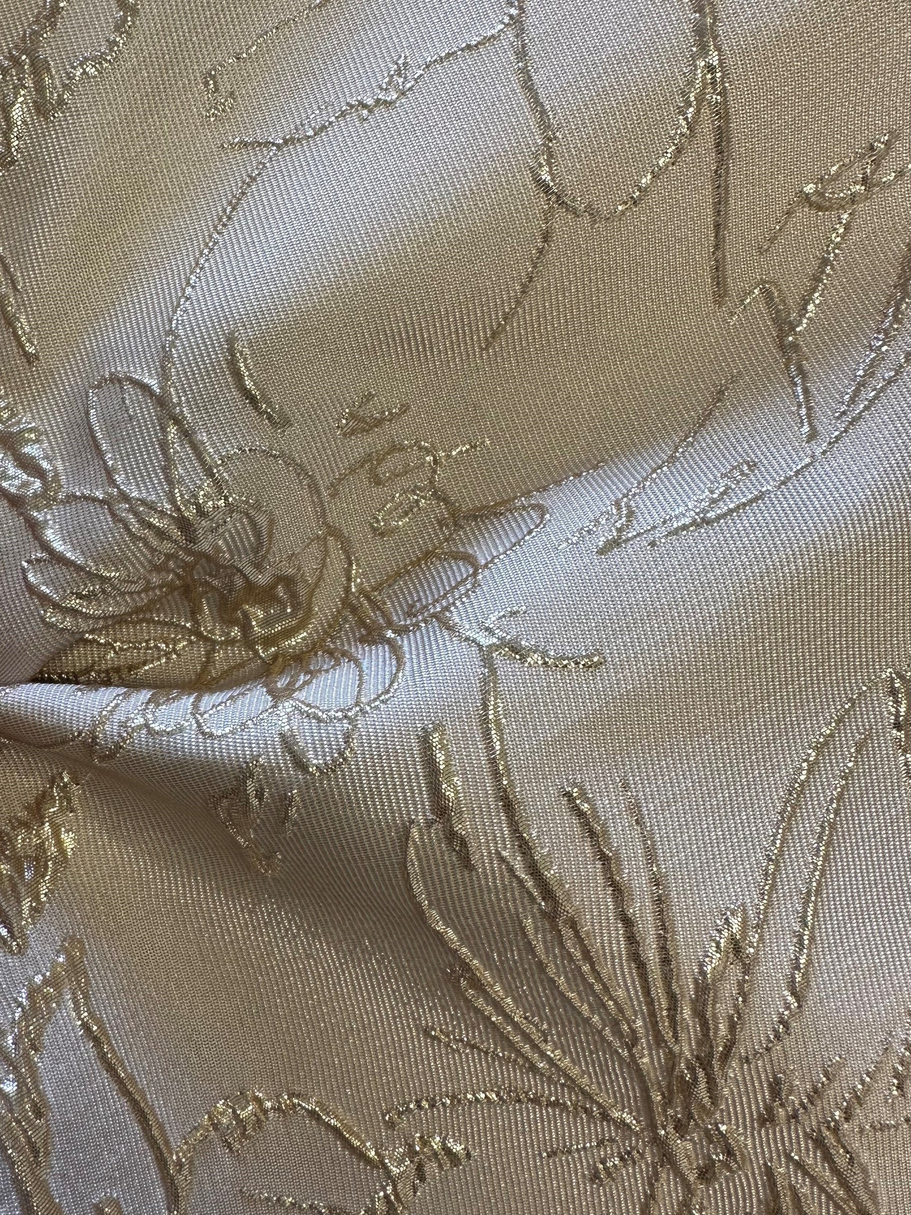 Champagner Jacquard Brokat - Calamity