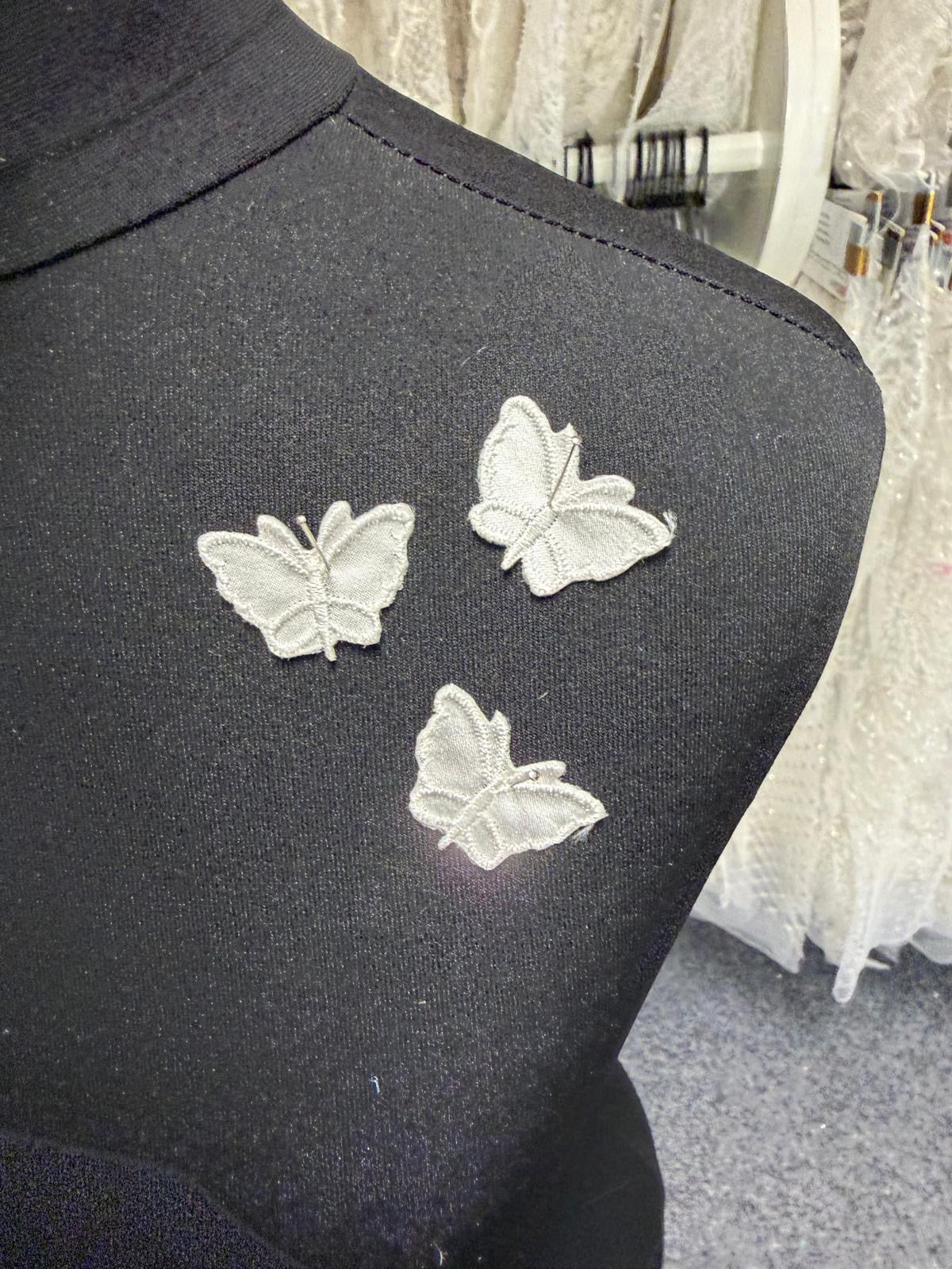 Ivory Butterfly Applique - M3