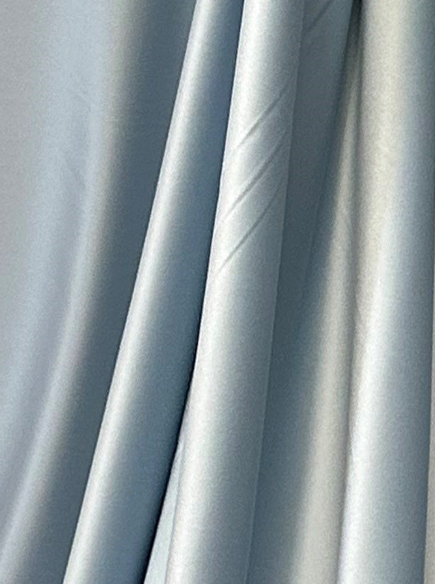 Enteneiblauer Polyester-Satin - Trust