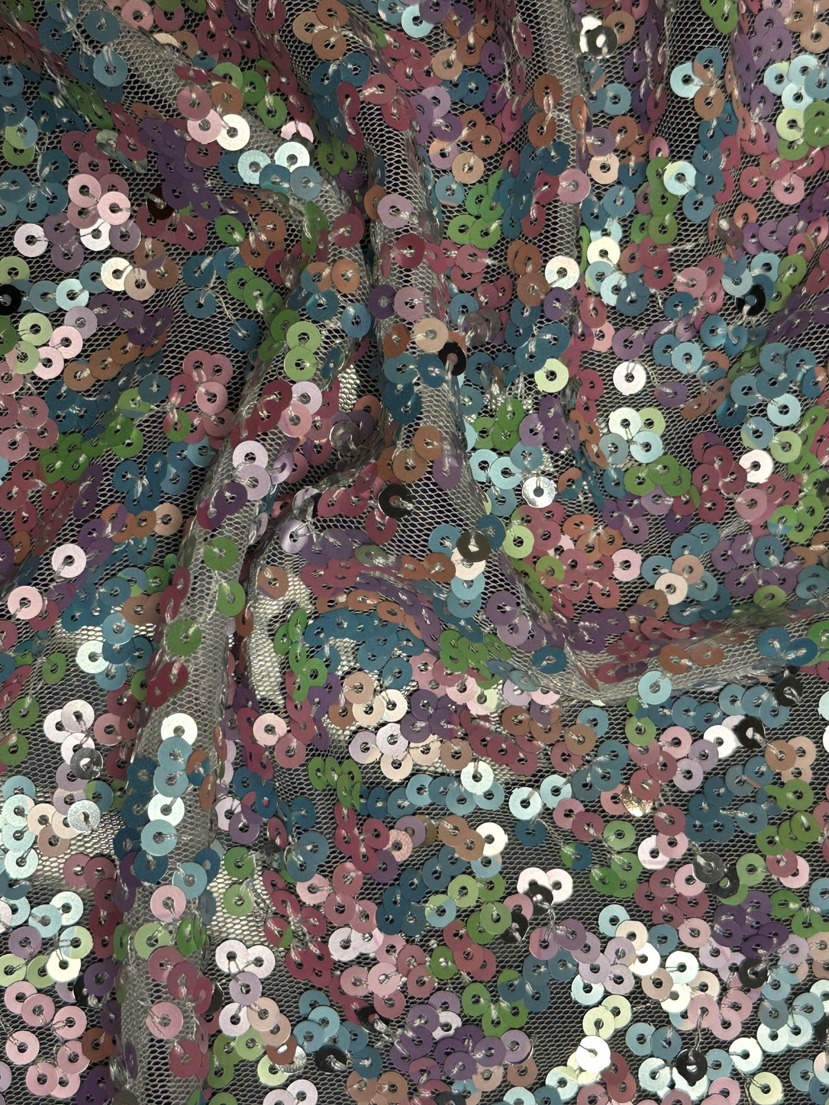 Mehrfarbiger Pailletten-Tüll - Phoebe (CF)