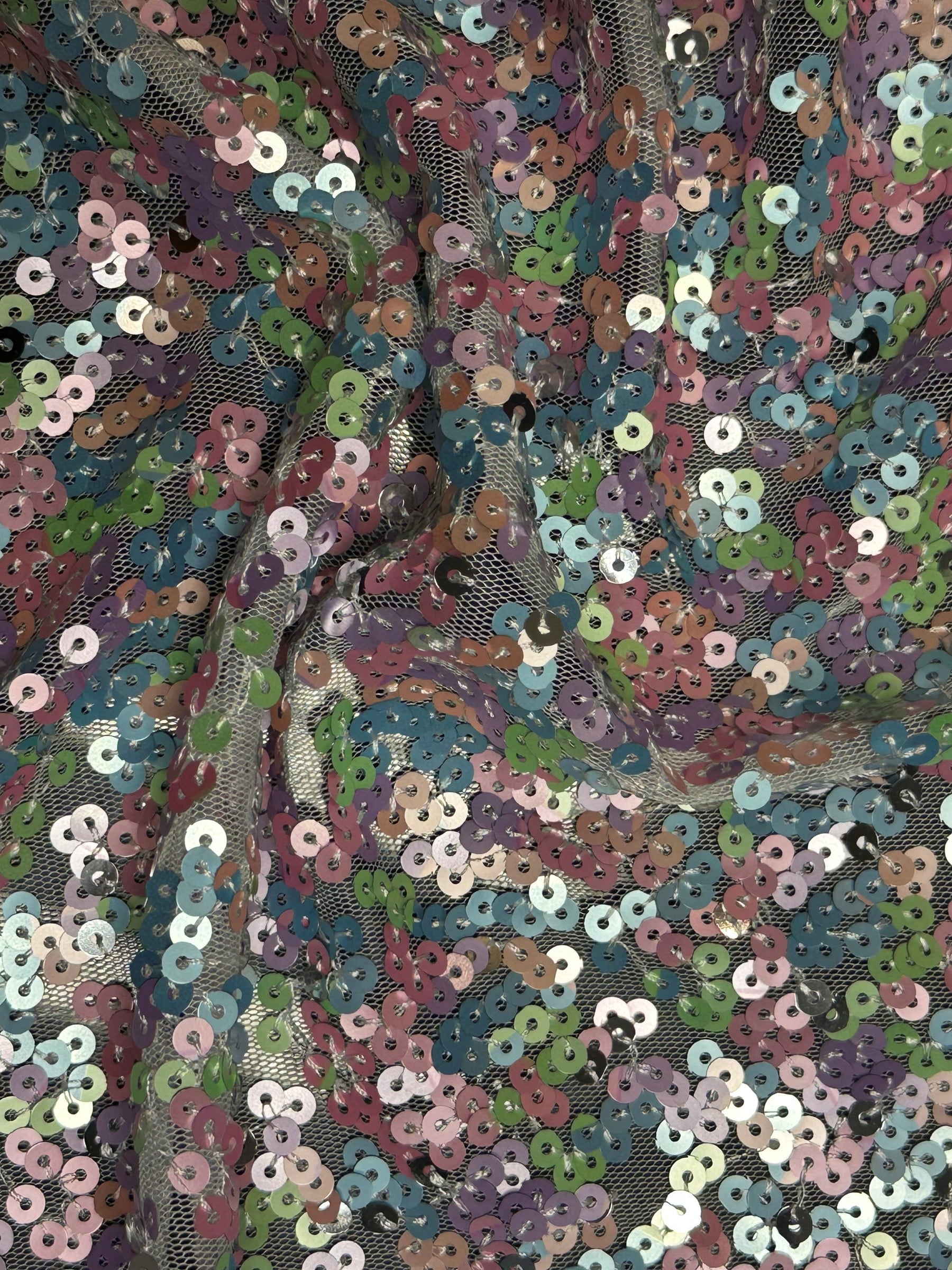 Mehrfarbiger Pailletten-Tüll - Phoebe (CF)