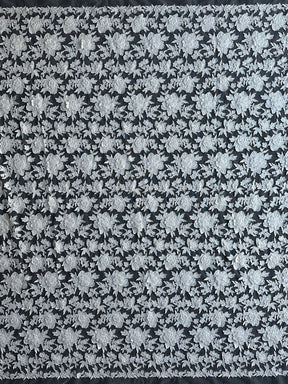 Elfenbeinfarbene bestickte Spitze - Fonda