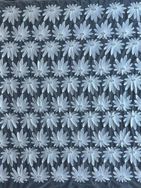 Elfenbeinfarbene Paillettenstickerei-Spitze - Advance