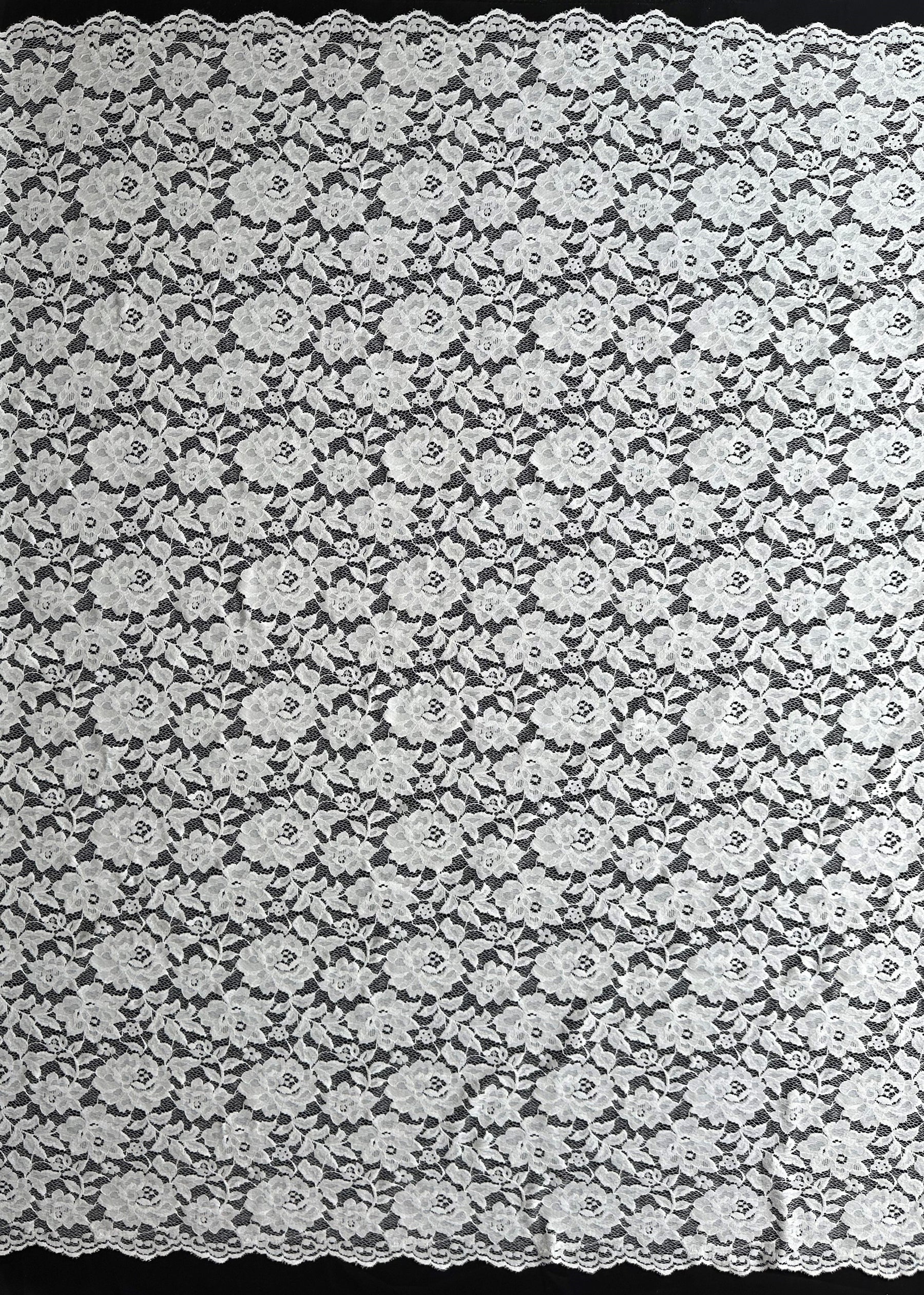 Elfenbeinfarbene Raschelspitze - Jenica