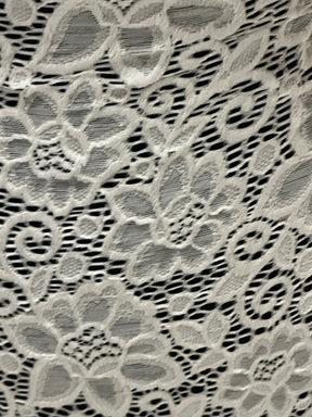 Elfenbeinfarbene Stretch-Spitze - Lucy (CF)