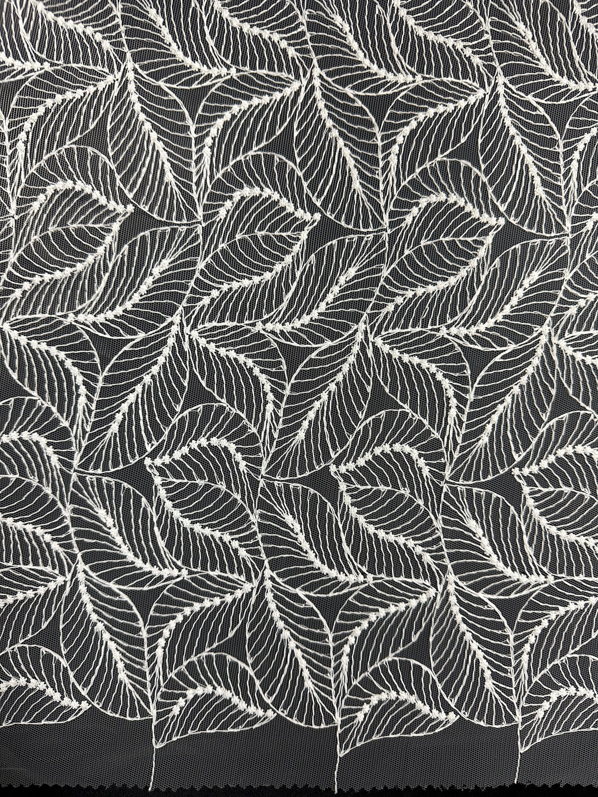 Elfenbeinfarbene Raschelspitze - Sandra (CF)