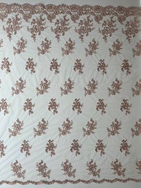 Elfenbeinfarbene, unbestickte Kordelspitze - Naomi (CF)