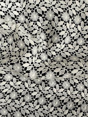 Elfenbeinfarbene Guipure-Spitze – Natur (CF Nadia)