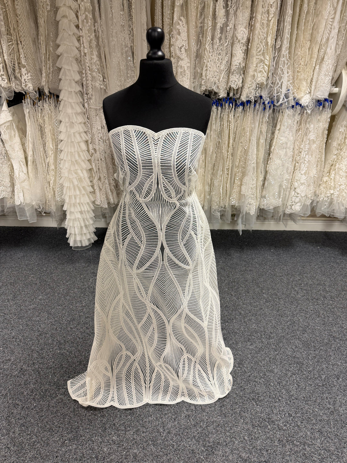 Ivory Embroidery Lace - EB5038