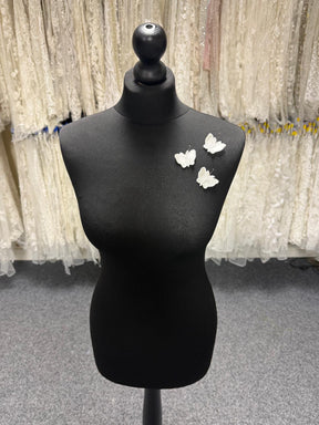 Ivory Butterfly Applique - M4