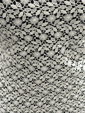 Elfenbeinfarbene Guipure-Spitze - Natur