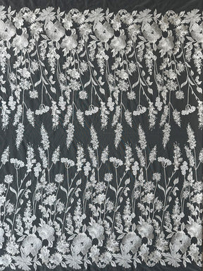 Elfenbeinfarbene bestickte Spitze - Genby