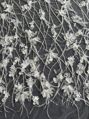 Ivory Feather Lace - Zuly