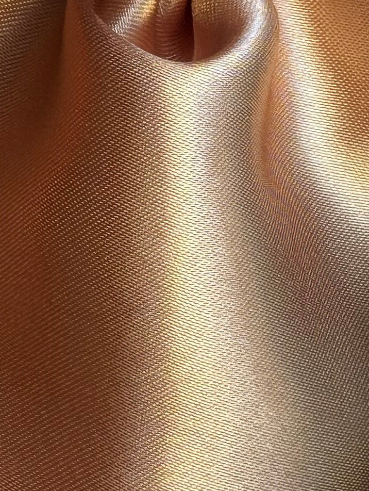 Gold Polyester Satin - Family