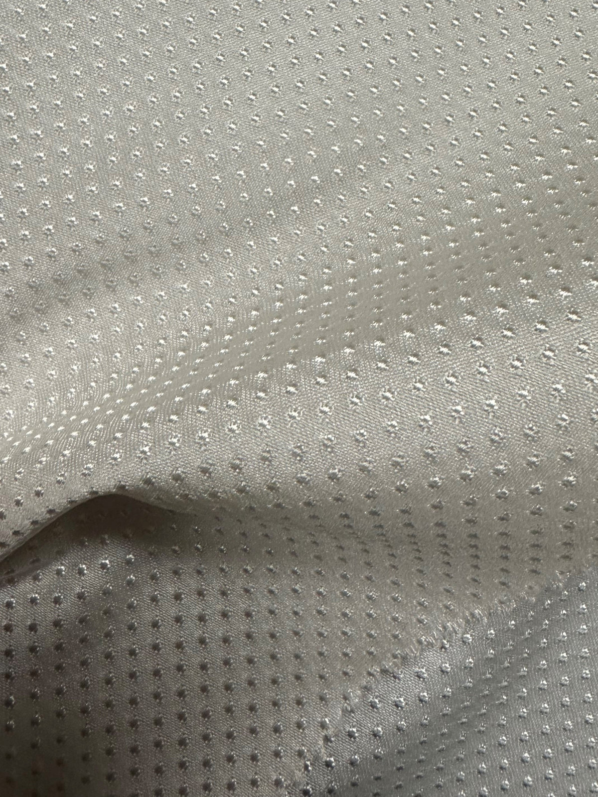 Ivory Spot Jacquard Fabric - Devises