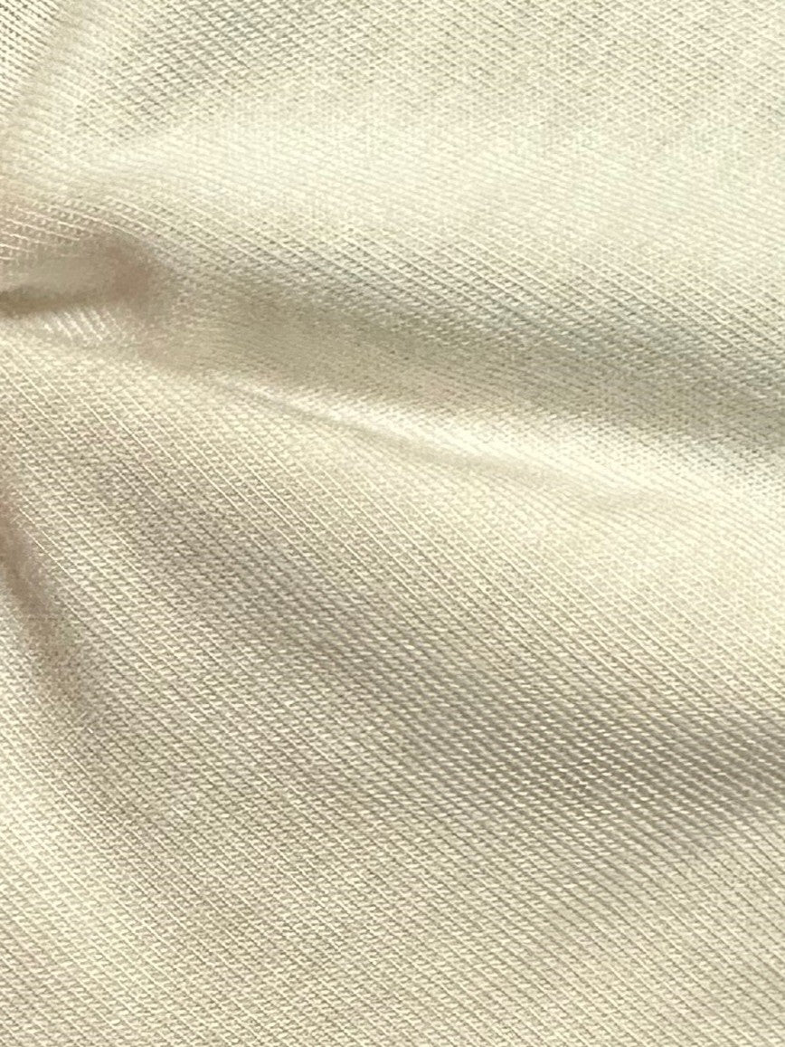 Elfenbeinfarbener Stretch-Viskose-Jersey – Margin