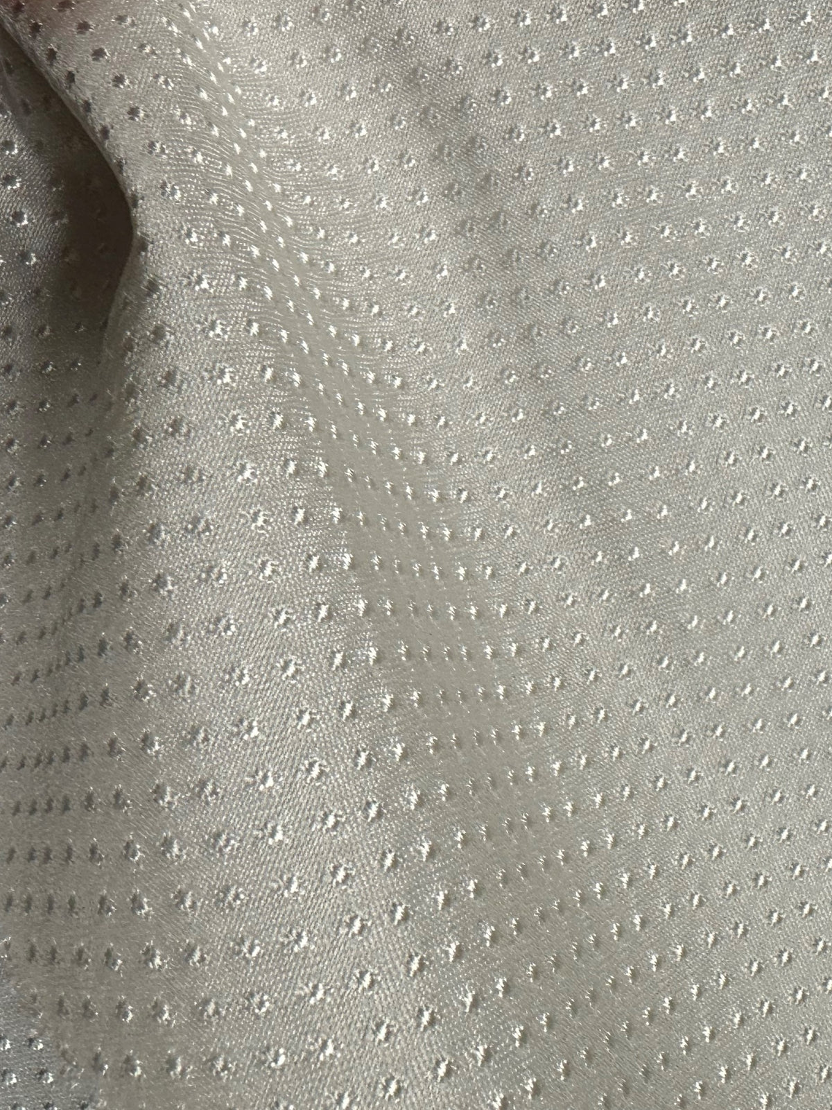 Ivory Spot Jacquard Fabric - Devises