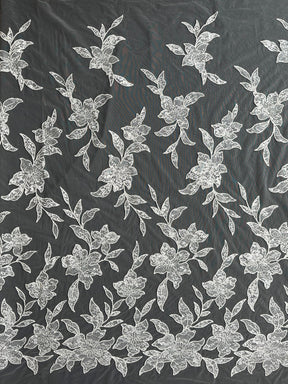 Ivory Corded Contemporary Lace - Sawyer