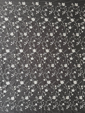 Elfenbeinfarbene französische Stickspitze - Layne