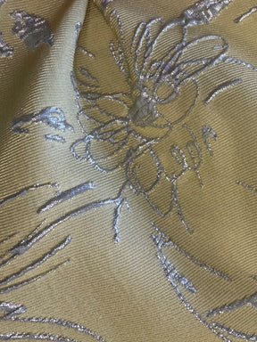 Zitronengelber Jacquard-Brokat - Calamity