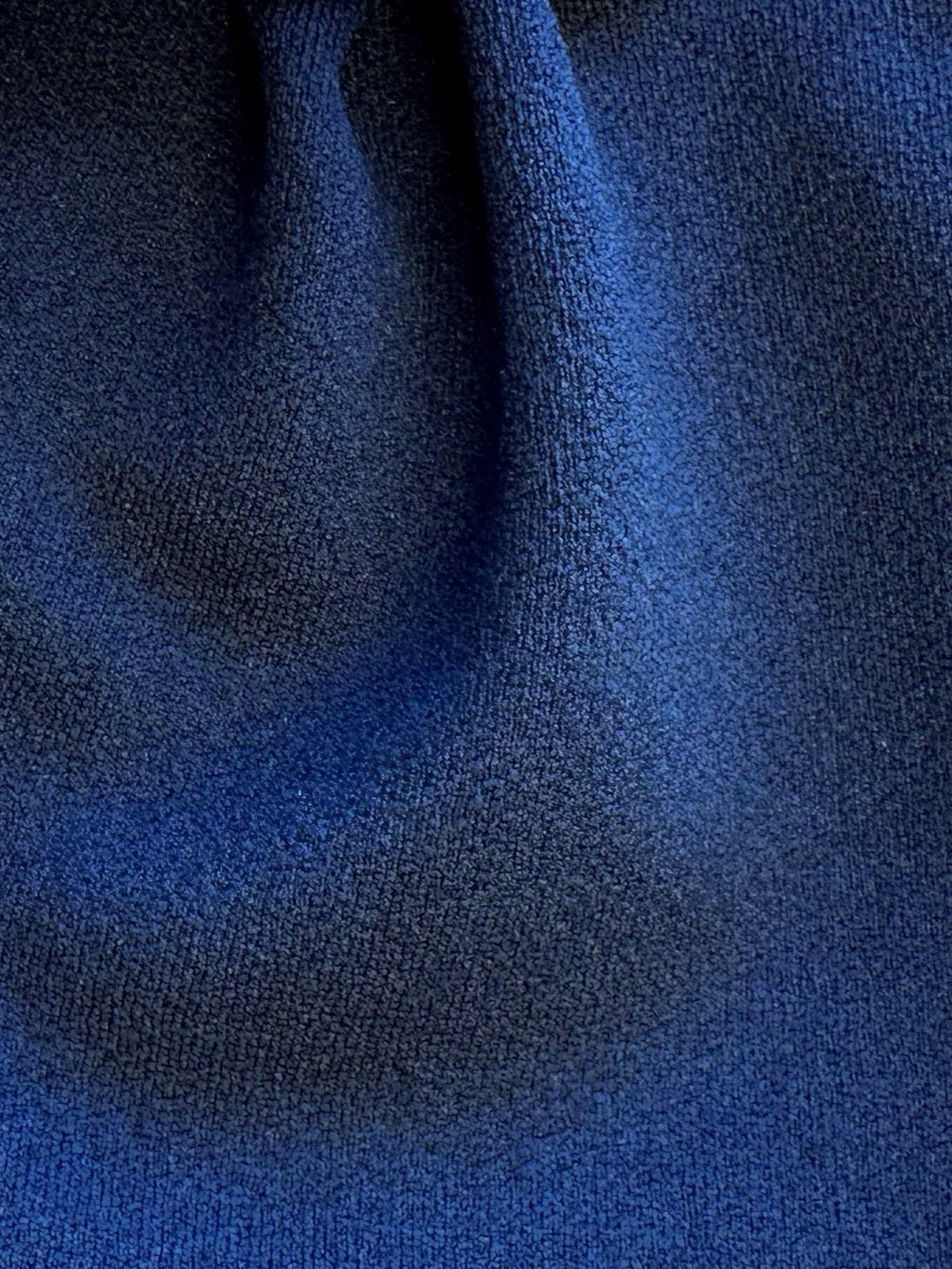 Marineblauer Stretch-Scuba-Krepp – Farne
