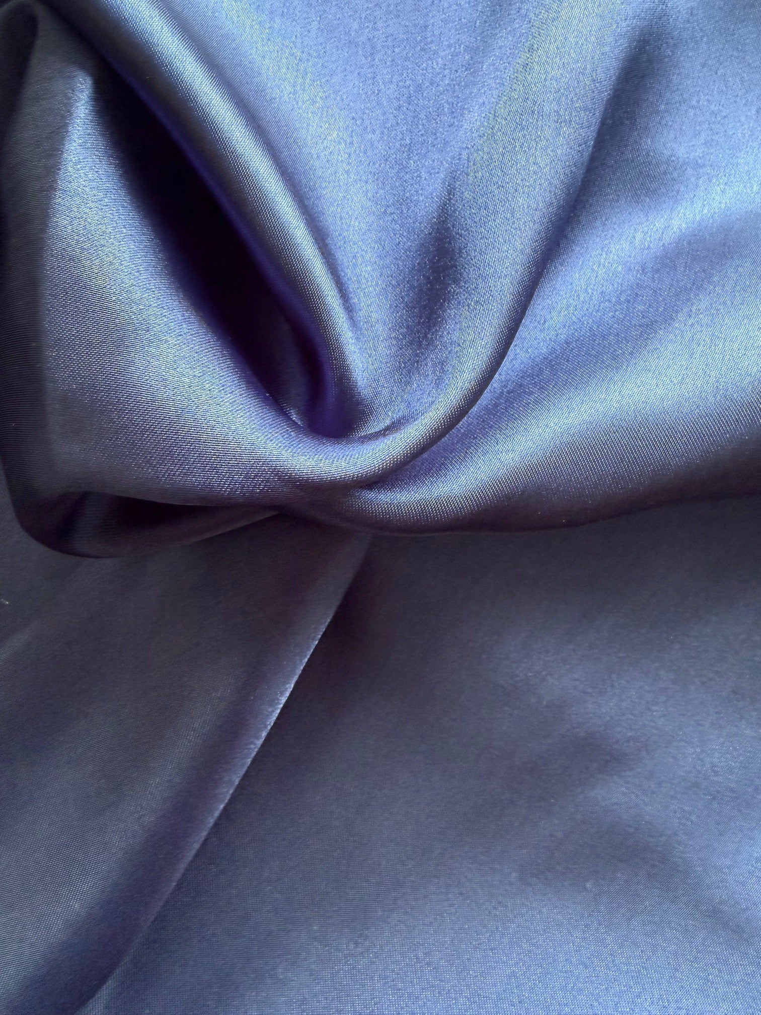 Marineblauer Polyester-Satin - Flamenco (CF)