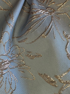 Hellblauer Jacquard-Brokat – Calamity