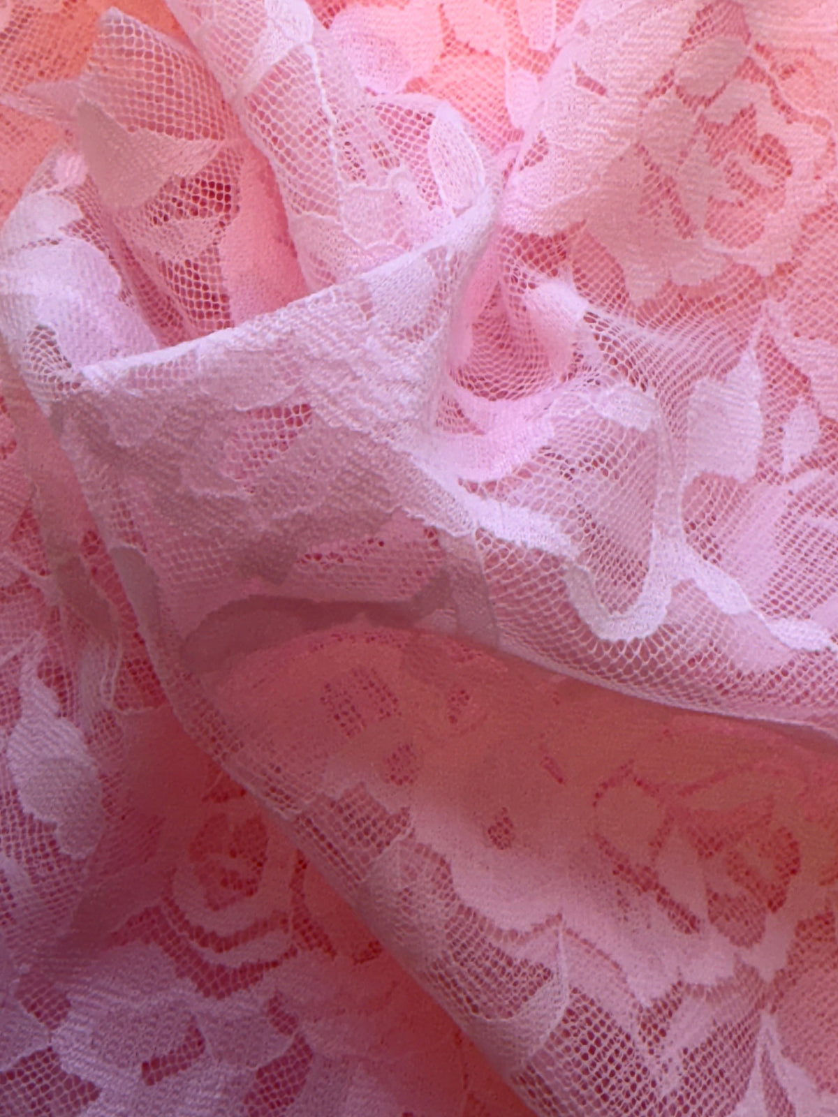 Pink Raschel Stretch Lace – Matina