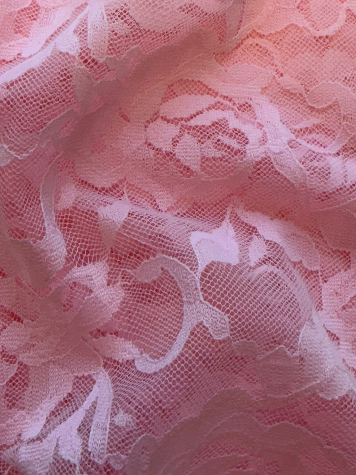 Pink Raschel Stretch Lace – Matina