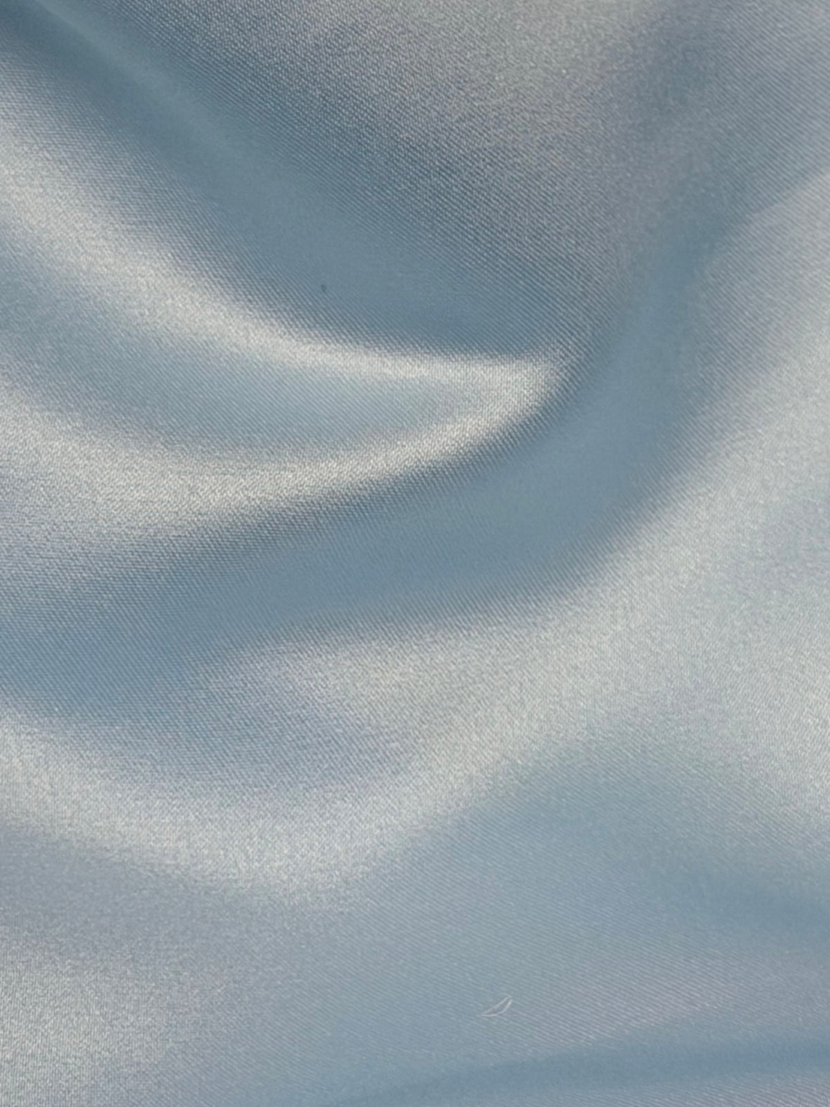 Pulverblaues Polyester-Duchesse-Satin - Contessa