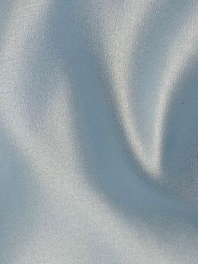 Pulverblaues Polyester-Duchesse-Satin - Contessa