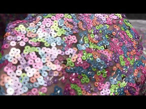 Mehrfarbiger Paillettentüll – Perdita