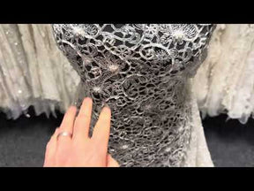 Ivory Beaded Lace - P826