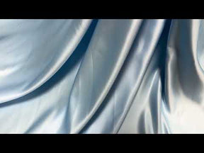 Hellblaues Polyester-Duchesse-Satin – Contessa
